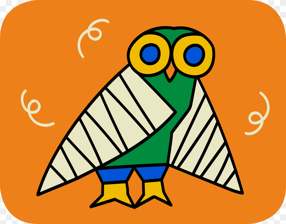 Owl Of Athena Clipart Free Png