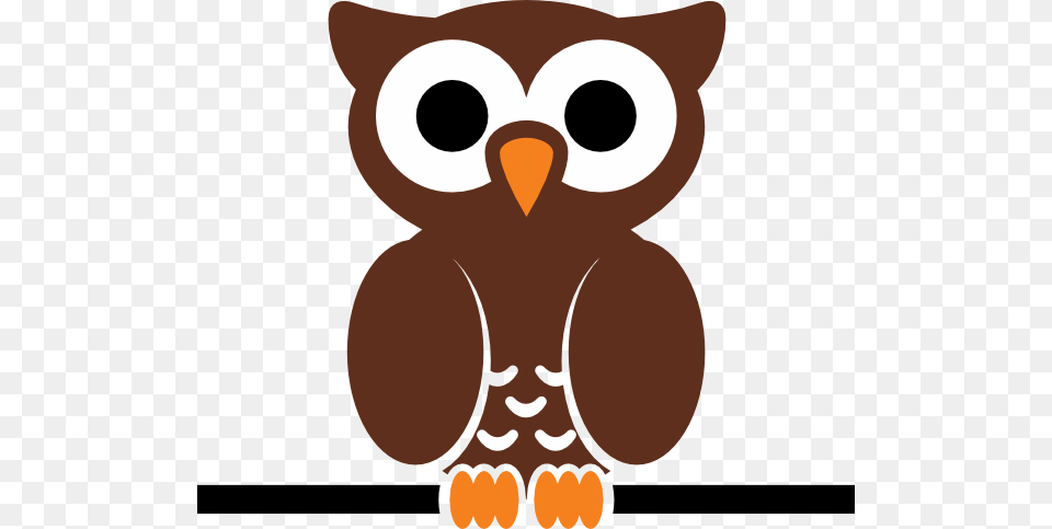 Owl On A Branch Clip Art, Animal, Bear, Mammal, Wildlife Free Png Download