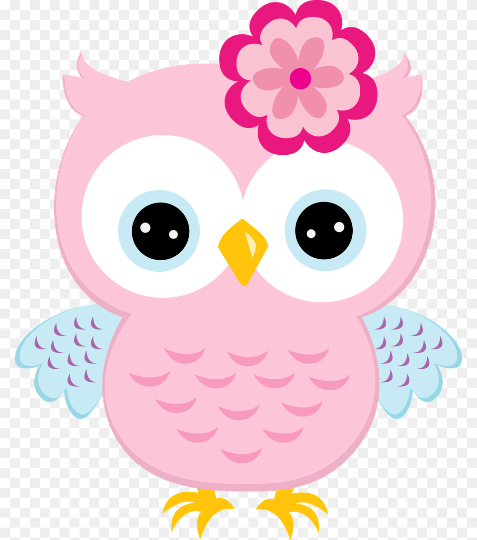 Owl Owl Pink Owl And Owl, Winter, Snowman, Snow, Outdoors Png