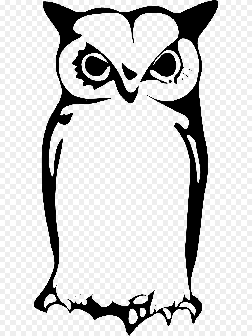 Owl Owlet Eagle Owl Animal Bird, Stencil, Cat, Mammal, Pet Free Transparent Png