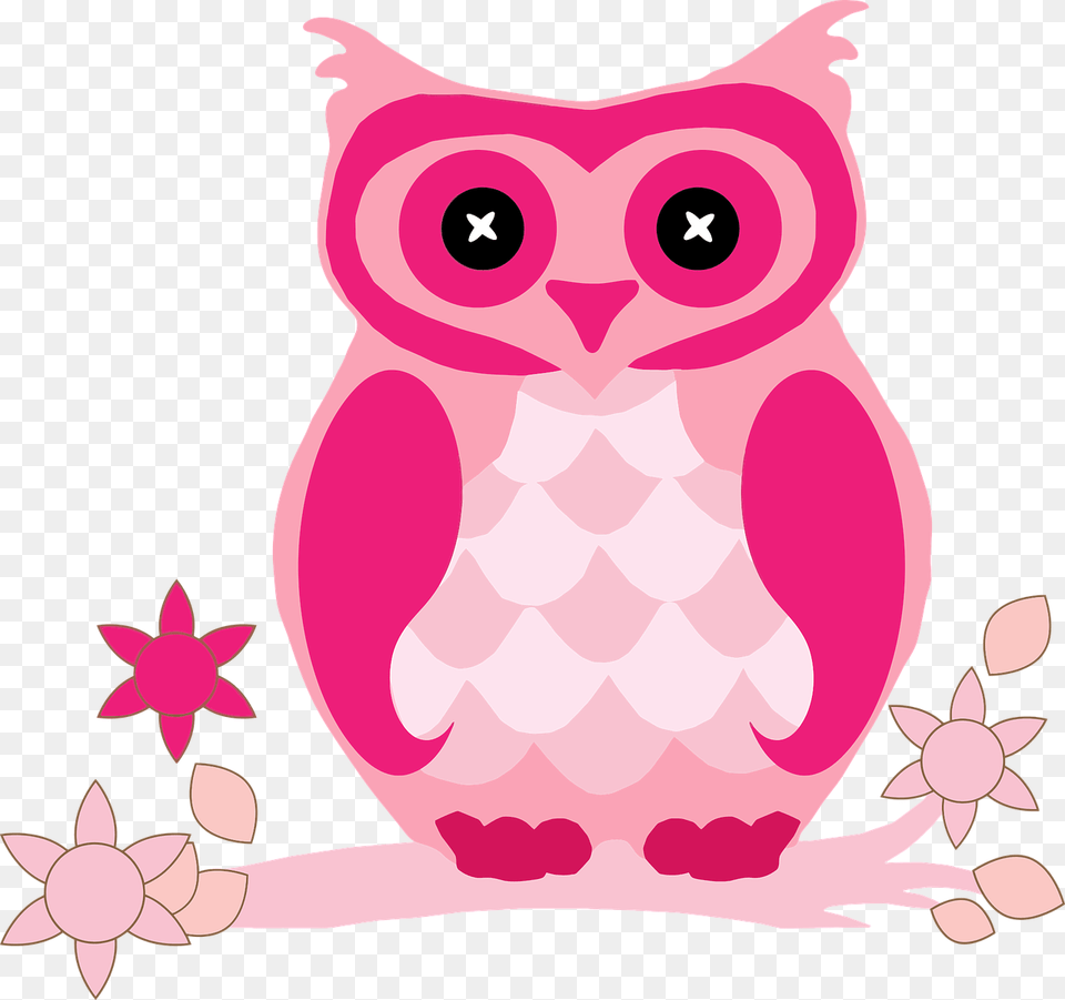 Owl Pink, Animal, Bird Free Png
