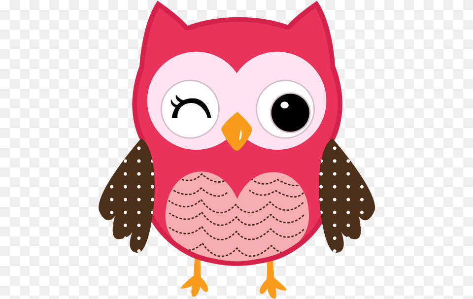 Owl Pink Cute Owl, Applique, Pattern Free Transparent Png