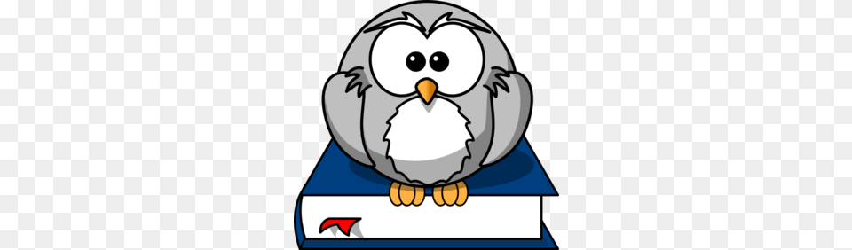 Owl Reading Clipart, Animal, Bird, Fish, Sea Life Free Transparent Png