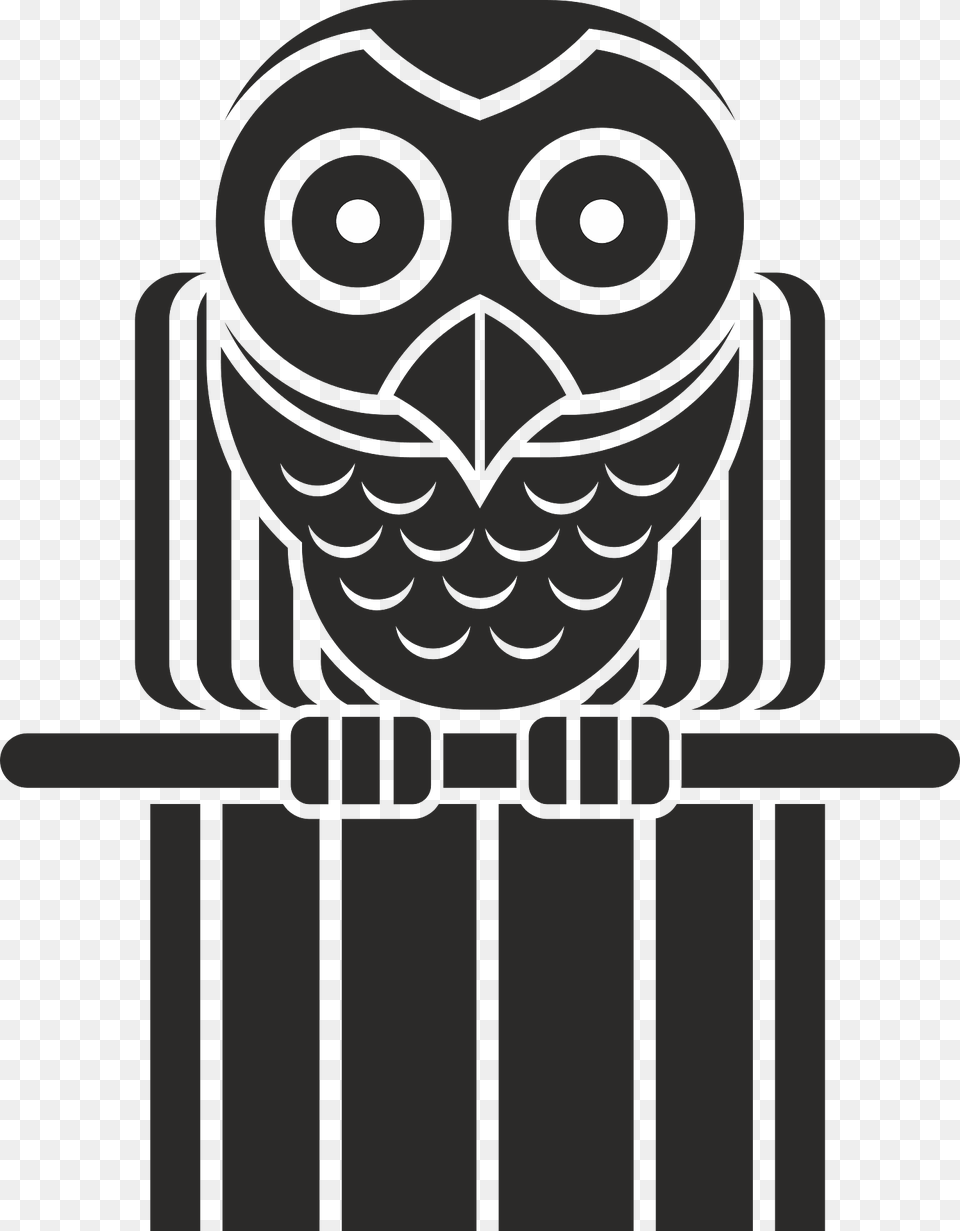 Owl Totem Clipart, Face, Head, Person, Animal Png Image