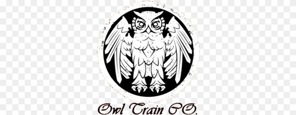 Owl Train Co Logo Roblox Riverboat Gamblers Underneath The Owl, Emblem, Symbol, Disk Png Image