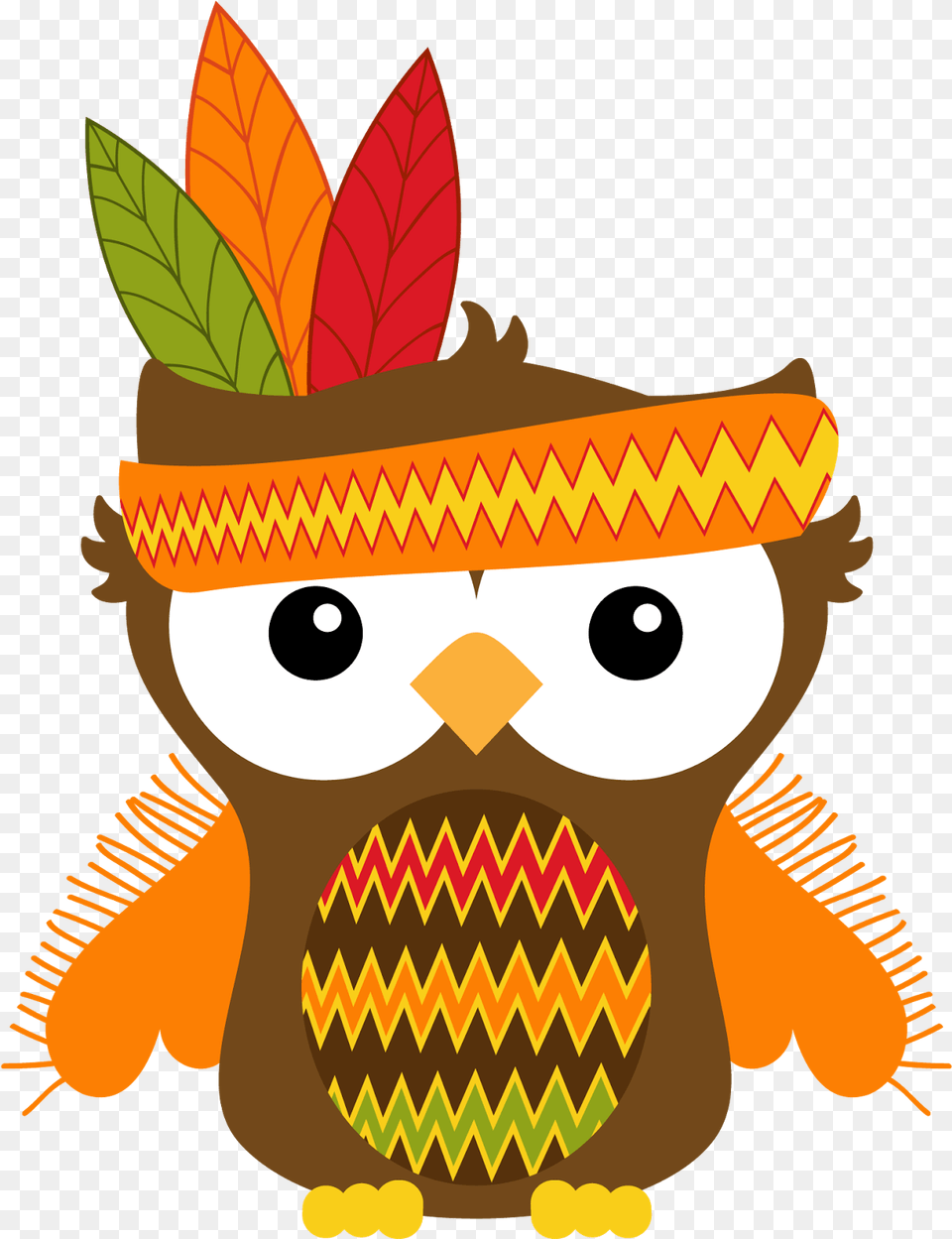 Owl Turkey Clipart November Owl Clipart, Leaf, Plant, Clothing, Hat Free Png Download