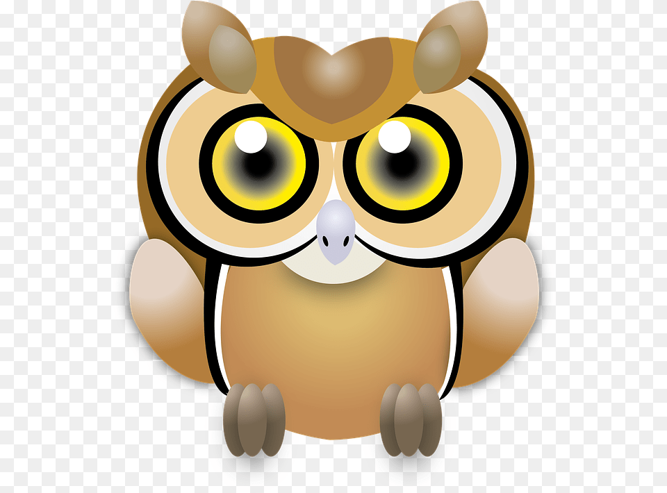 Owl Wisdom Ave Feathers Bird Fauna Cartoon, Disk, Animal Png Image