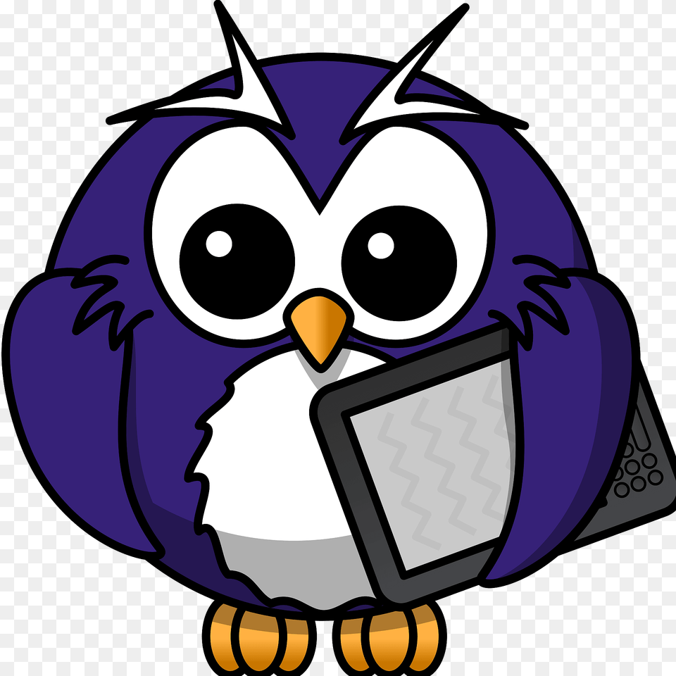 Owl With Book Clipart Png Image