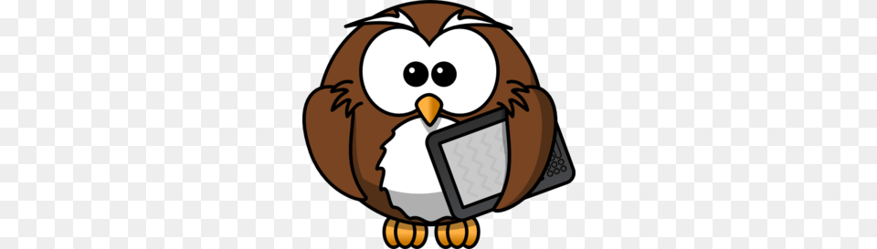 Owl With Tablet Clip Art, Nature, Outdoors, Snow, Snowman Free Png