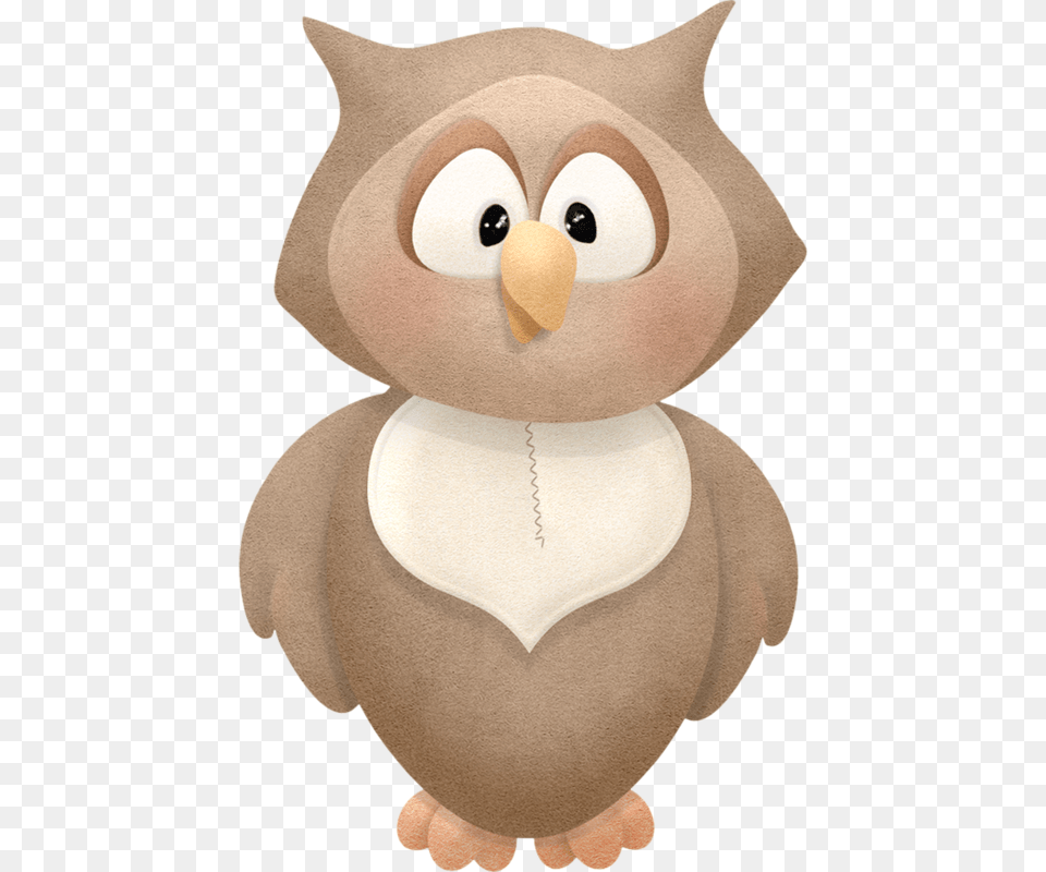 Owl Woodland Animals Clipart Owl, Plush, Toy, Nature, Outdoors Png Image