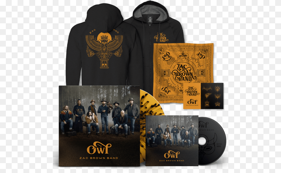 Owl Zac Brown Band, Clothing, Coat, Person, Sweater Png