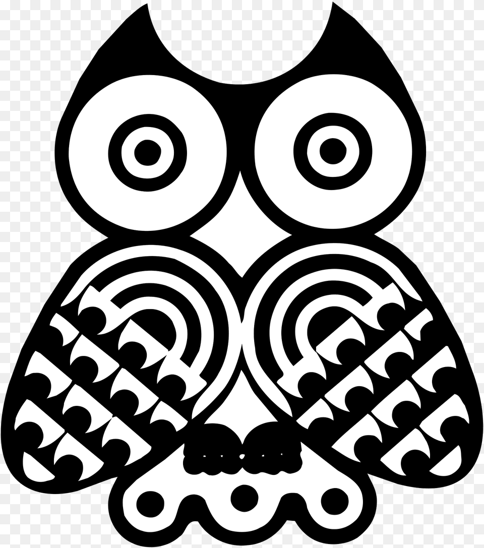 Owls Clipart, Stencil, Symbol, Sticker Free Png Download