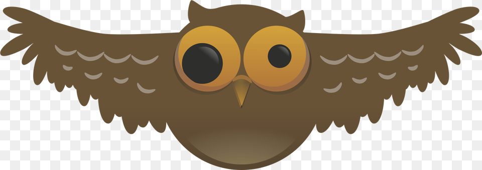Owls Clipart Animated Transparent For Flying Owl Cartoon, Animal, Beak, Bird, Fish Png Image