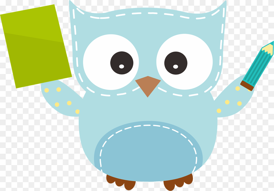 Owls Clipart Kid Owl Writing Clip Art, Brush, Device, Tool, Baby Free Png