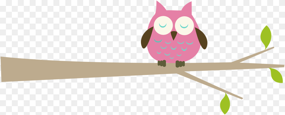 Owls In Tree Branch Clipart Free Transparent Png