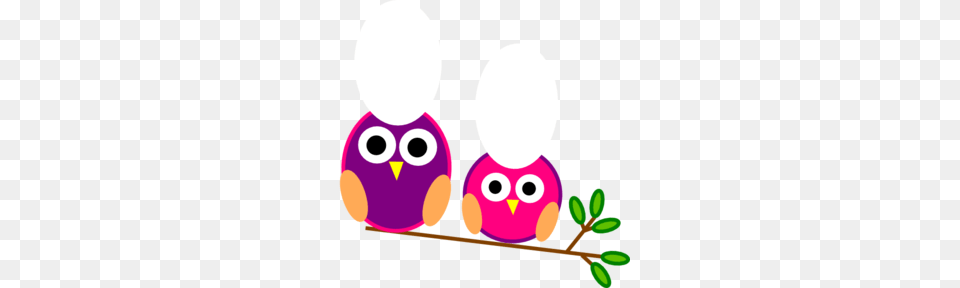 Owls Owl Pink Owl And Clip Art, Egg, Food, Nature, Outdoors Png Image