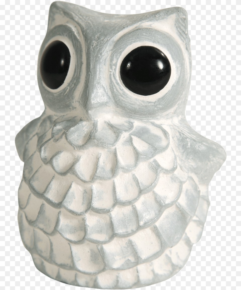 Owls Screech Owl, Figurine, Pottery, Face, Head Png