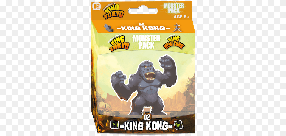 Owned By King Kong The Beauty Card Gives Him One Extra King Of Tokyo Monster Pack, Animal, Ape, Mammal, Wildlife Png Image