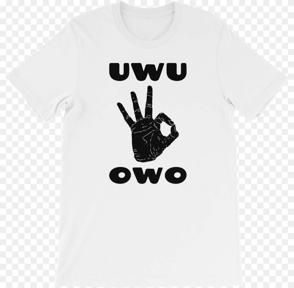 Owo Shirt, T-shirt, Clothing, Glove, Person Free Png