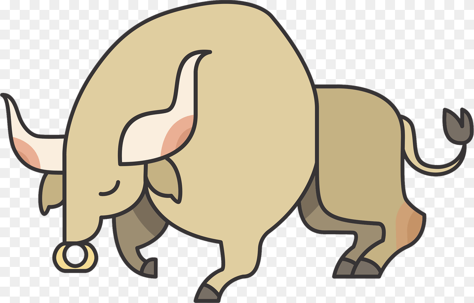 Ox Clipart, Animal, Bull, Mammal, Wildlife Png