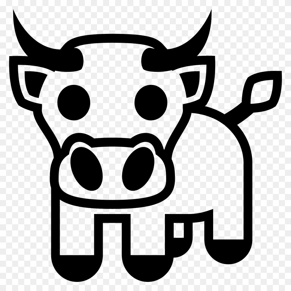 Ox Emoji Clipart, Animal, Bull, Mammal, Cattle Png