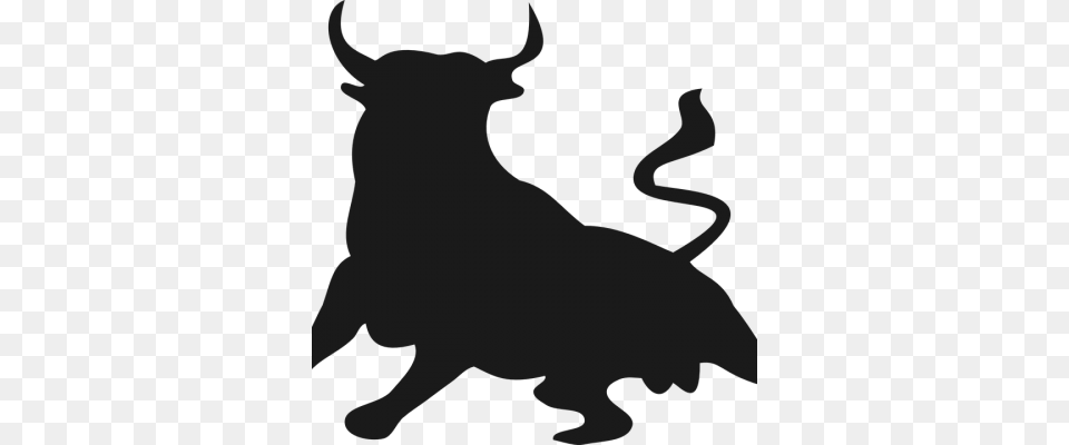 Ox Roast Cliparts, Silhouette, Stencil, Animal, Bull Free Png Download