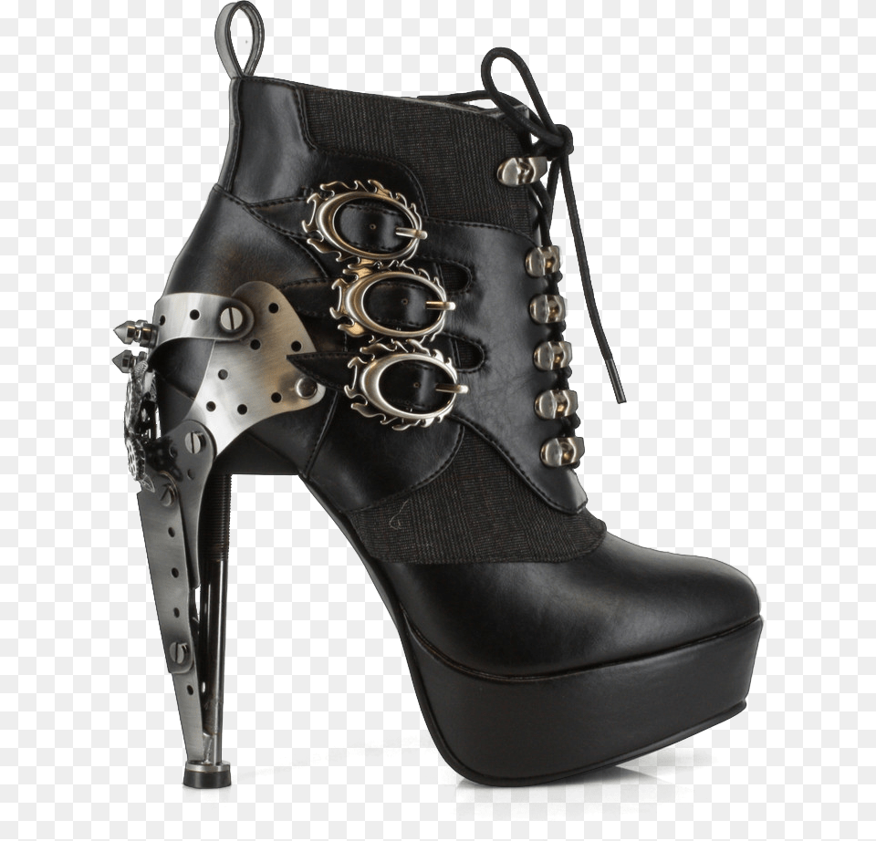 Oxford Black Hades Shoes Oxford Black Boots 6 Black, Clothing, Footwear, High Heel, Shoe Free Transparent Png