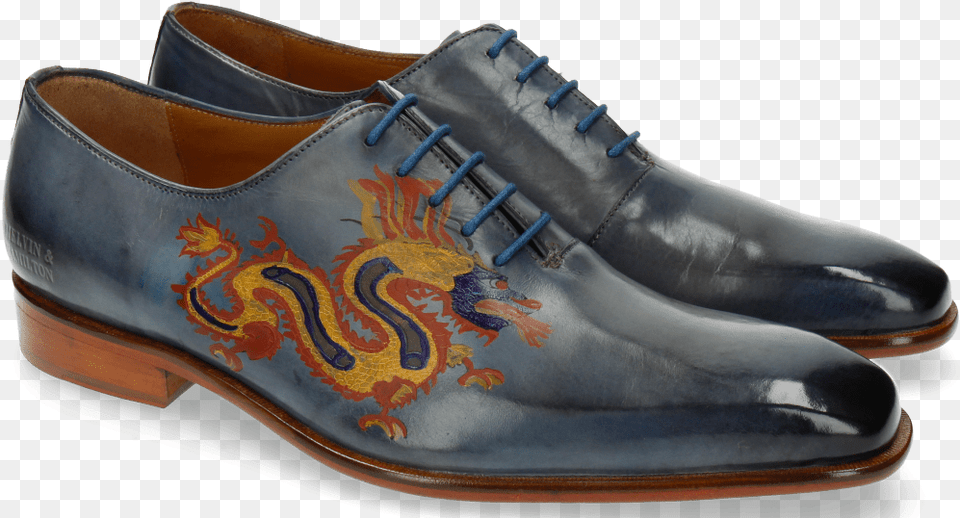 Oxford Shoes Clark 6 Moroccan Blue Dragon Leather, Clothing, Footwear, Shoe, Clogs Png Image