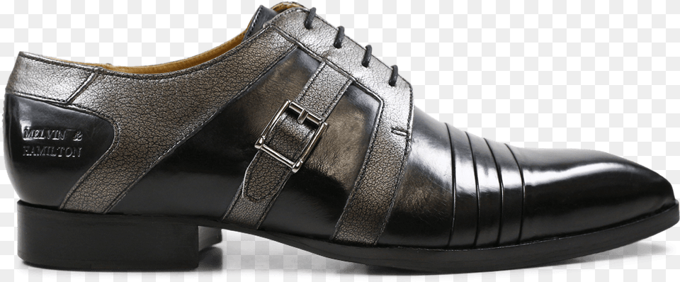 Oxford Shoes Ricky 2 Crust Aztek Black Smoke Buckle Melvin Amp Hamilton Laarzen Zwart Maat, Clothing, Footwear, Shoe, Sneaker Png