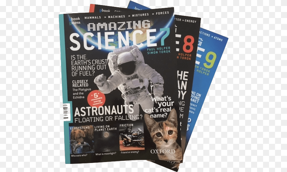 Oxford University Press Amazing Science 7 Australian Curriculum Student Book, Publication, Advertisement, Poster, Person Free Png
