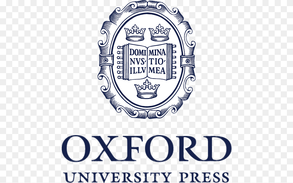Oxford University Press Blue Logo And Shield, Advertisement, Poster, Book, Publication Free Png