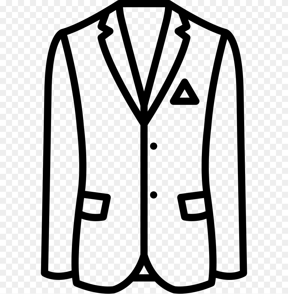 Oxford Wave Blazer Suit Jacket Clipart Black And White, Clothing, Coat, Formal Wear, Tuxedo Free Transparent Png