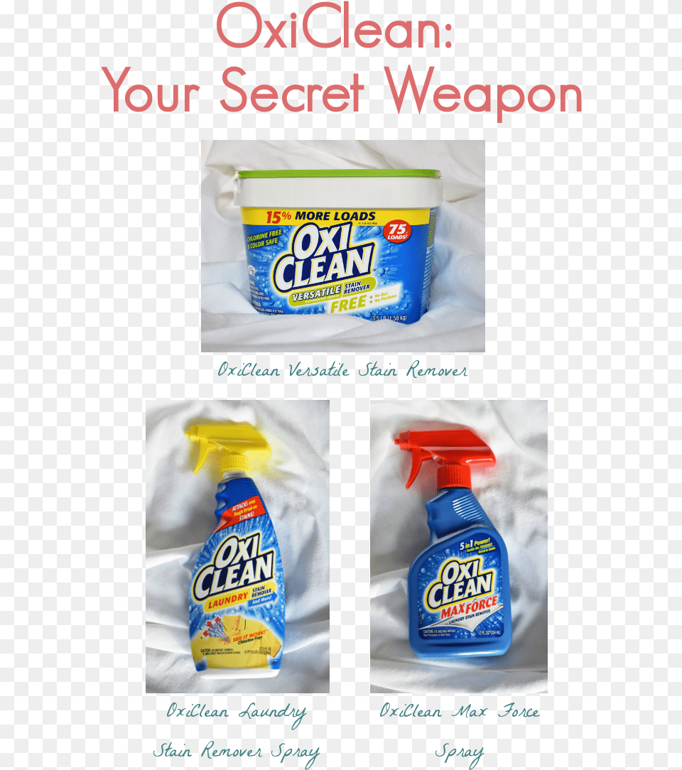 Oxiclean Products Snack, Cleaning, Person Free Png Download