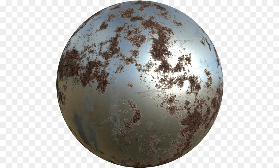 Oxidized Rusty Metal Texture Seamless And Tileable Sphere, Astronomy, Outer Space, Planet, Globe Free Transparent Png
