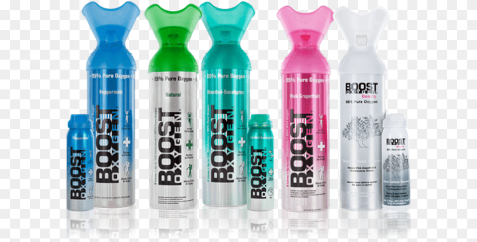 Oxygen Boost Oxygen, Bottle, Shaker, Cosmetics Free Png Download