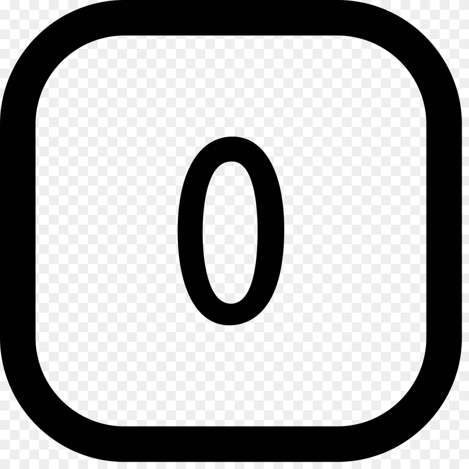 Oxygen Icon, Gray Png