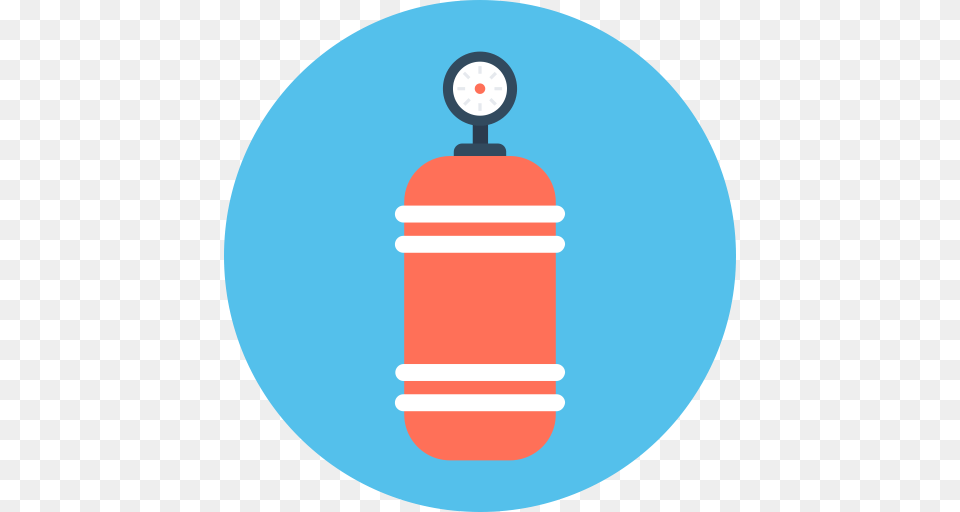 Oxygen Tank Icon With And Vector Format For Unlimited, Cylinder, Disk Free Transparent Png