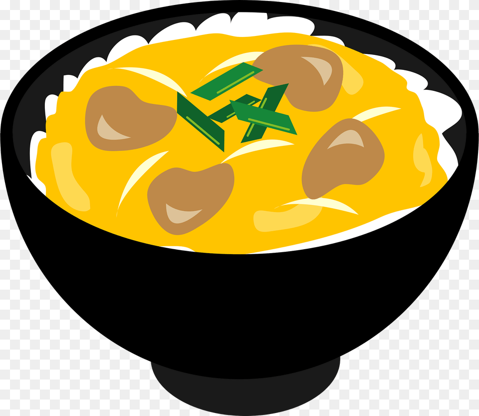 Oyakodon Food Clipart, Bowl, Meal, Soup Bowl, Dish Png Image