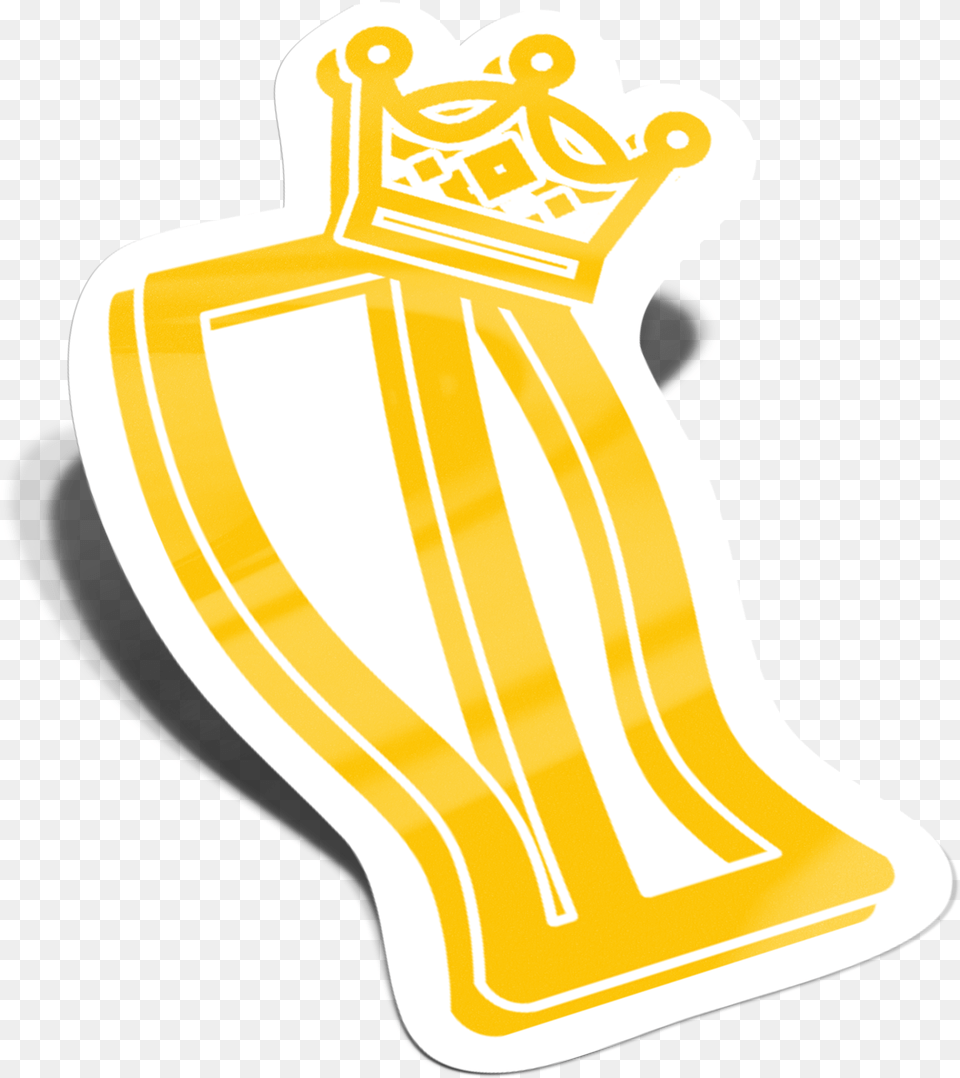Oynb Crown Sticker Wp Illustration, Gold, Logo Png Image
