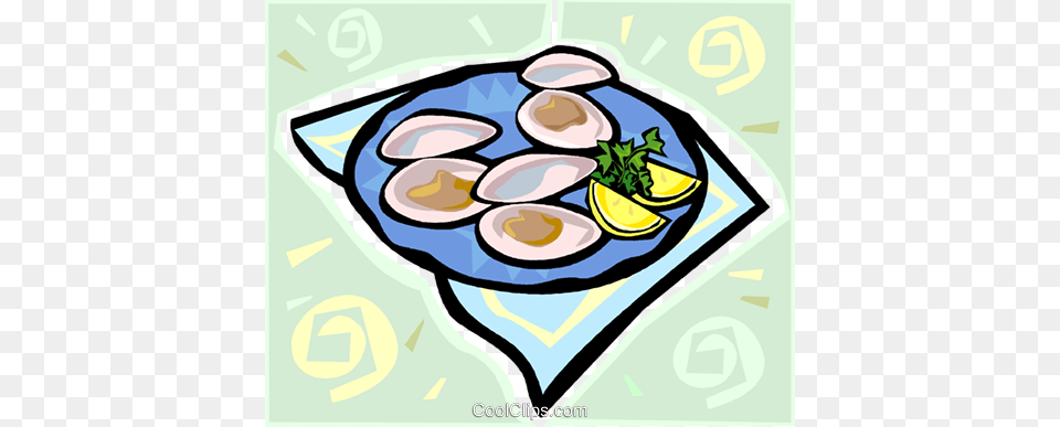 Oysters Royalty Vector Clip Art Illustration, Food, Lunch, Meal, Dish Free Transparent Png