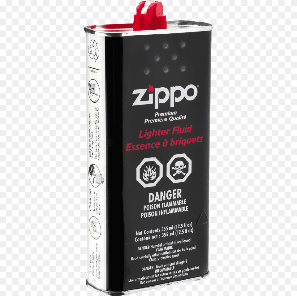 Oz 355 Ml Zippo Fuel Fluid For All Pocket Lighters Lighter Fluid 12 Oz, Can, Tin Free Png