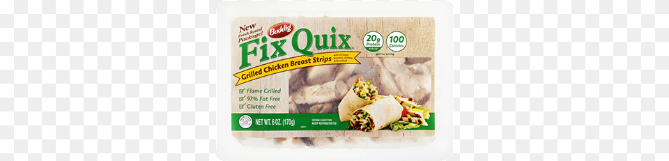 Oz 6 Oz Buddig Fix Quix Grilled Chicken Breast Strips 6 Oz, Food, Lunch, Meal, Sandwich Wrap Free Png Download