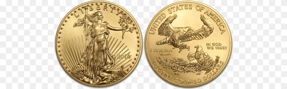 Oz American Gold Eagle American Eagle Gold Coin, Animal, Bird, Adult, Wedding Free Transparent Png