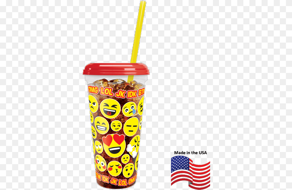 Oz Clear Emoji Drink Cups Snack, Dynamite, Weapon, Beverage Png