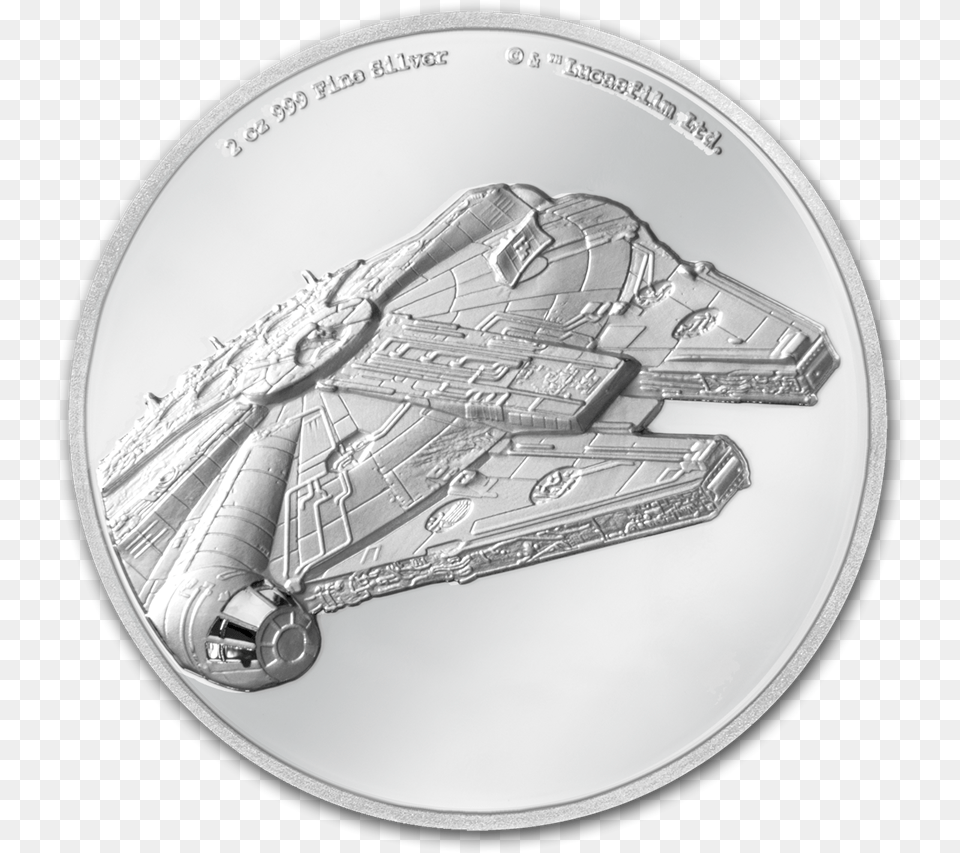 Oz Coin Millennium Star Wars, Silver, Plate Png Image