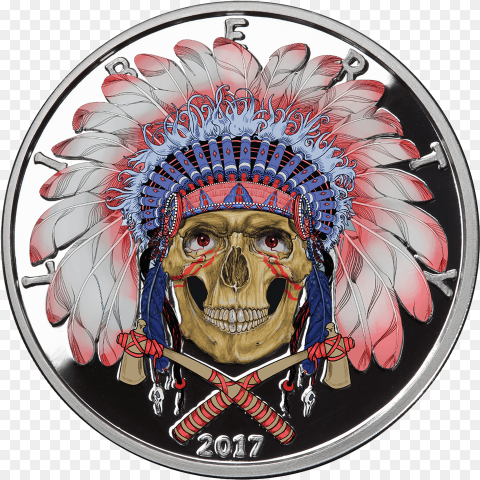 Oz Colorized Proof American Western Skulls Indian, Emblem, Symbol, Head, Face Free Png