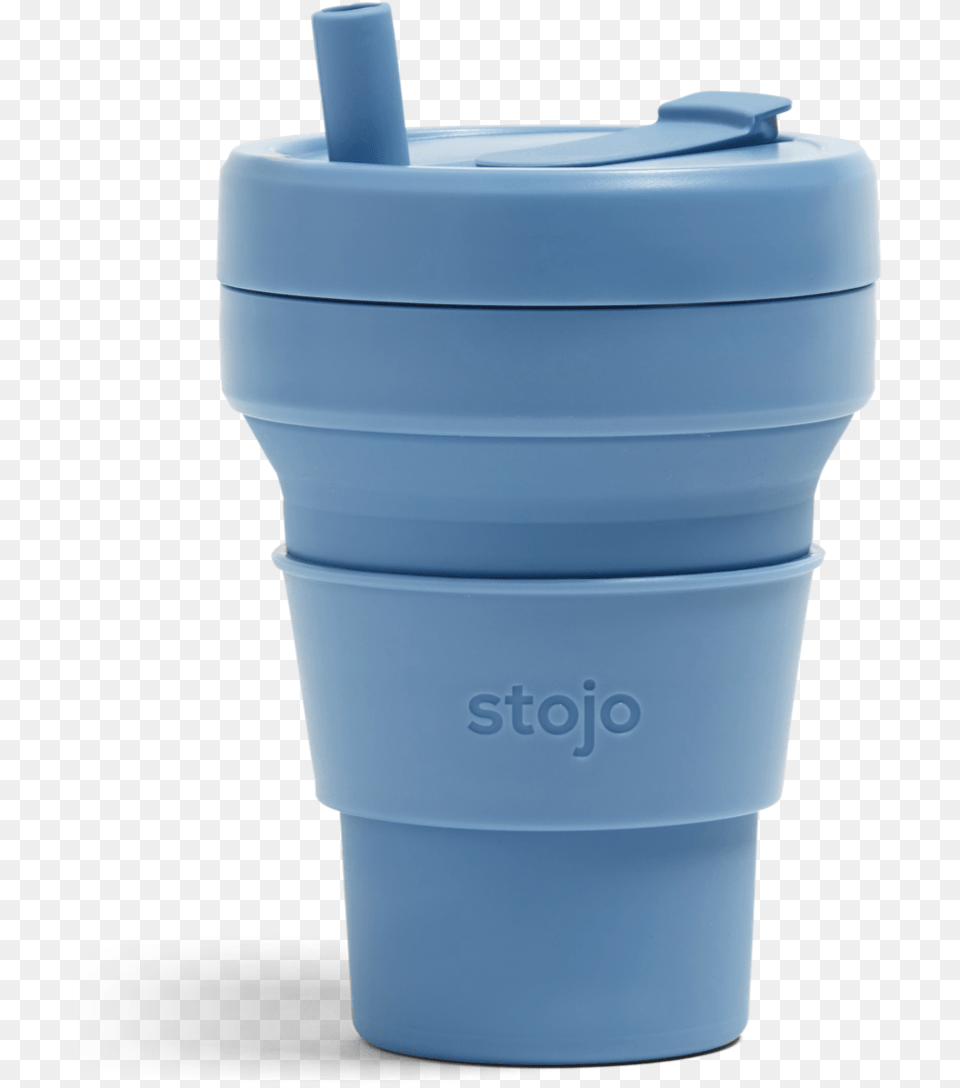 Oz Cup Stojo Biggie Travel, Bottle, Shaker, Plastic Free Transparent Png