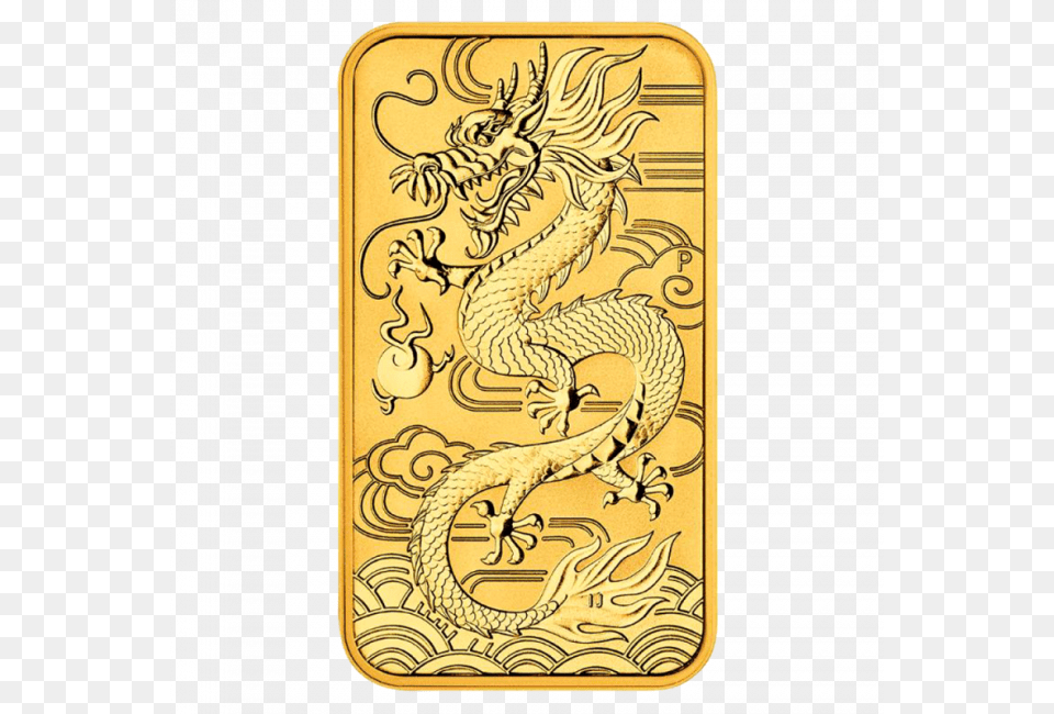 Oz Dragon Rectangular Gold Coin Perth Mint Dragon Silver Free Png Download