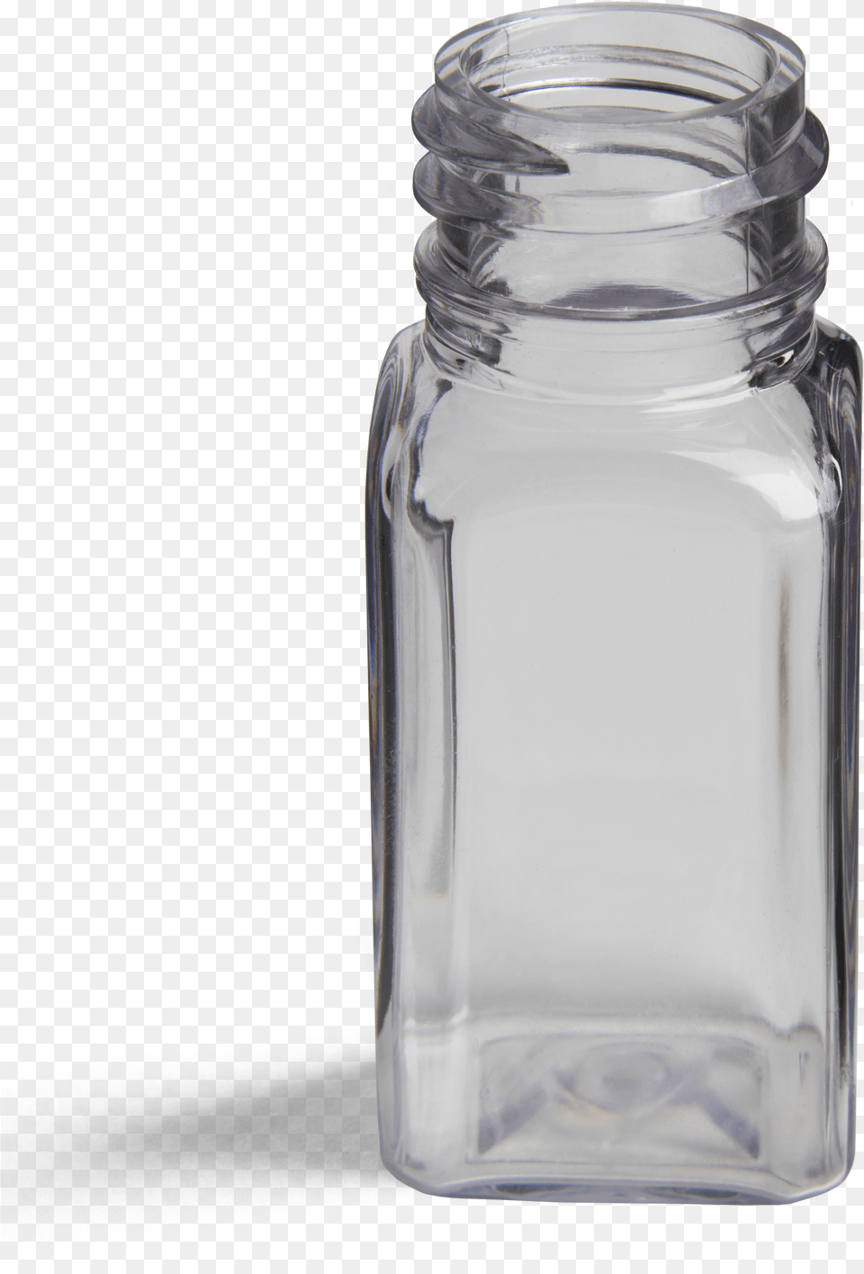 Oz French Square Glass Bottle, Jar, Shaker Free Png