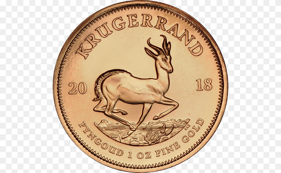 Oz Gold Krugerrand 2018, Animal, Antelope, Mammal, Wildlife Free Png